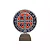 Medalha de São Bento - C/ base em madeira - Prata Velha - 9cm - Imagem 1