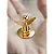 Adorno - Anjo da Guarda - 3cm - Dourado - Imagem 3