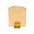 Adorno - Nossa Senhora de Fátima - Dourado C/Prata Velha - 6cm - Imagem 3