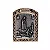 Adorno - Nossa Senhora de Fátima - Dourado C/Prata Velha - 6cm - Imagem 1