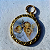 Medalhão de Berço - Anjo da Guarda - Dourado - Imagem 1