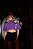 Cropped Feminino Chora que Cresce Roxo - Imagem 1