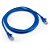 Patch Cord CAT5E Seclan 0,5m Azul CFTV CY-PC0.5M-5-BL - Imagem 1