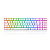 Teclado Mecânico Gamer Redragon Pollux Branco RGB - Imagem 1
