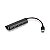 Hub USB 3.0 Slim 4 Portas Preto AC289 - Imagem 1