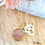 Colar Carinha Pet + Pingente Pelinhos Banhado a Ouro - Imagem 3