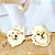 Pulseira Carinha Dois Pets Banhada a Ouro - Imagem 1