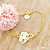 Pulseira Carinha do Pet Banhada a Ouro - Imagem 2