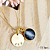 Colar Uni + Plaquinha com Nome Banhado a Ouro - Imagem 1