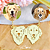 Colar Personalizado 2 Pets Banhado a Ouro - Imagem 1