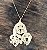 Pingente 3 Pets Personalizado Banhado a Ouro - Imagem 2