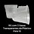 Kit 5 Vasos Transparentes Plástico 14cm P/ Orquídea Adulta - Imagem 2