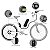 Kit Bicicleta Elétrica Aro 26 350w Com Computador de Bordo - Imagem 2