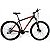Bicicleta Aro 29 Alumínio GTA NX11 27v MTB Freio a Disco Hidráulico Tamanho 17 Preto com Vermelho - Imagem 1