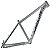 Quadro MTB 29 Absolute Nero 6 Prata Alumínio 6061 Cabeamento Interno - Imagem 1