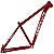 Quadro MTB 29 Absolute Nero 6 Vermelho Alumínio 6061 Cabeamento Interno - Imagem 1