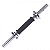 Barra Reta 40cm Emborrachada e 2 Porcas Estrela Liveup Sports - Imagem 1