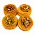 Kit 4 Ninhos Doces Gourmet Pistache Castanha Caju Amêndoas Nozes - Imagem 1