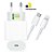 Carregador Completo compatível Apple iPhone 11 12 13 Mini Pró Max Cabeça Fonte Turbo 20W + Cabo Usb C Reforçado - Imagem 5
