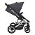 Kit Carrinho Como 4 com bebe conforto e moises cor Asphalt Diamond - ABC Design - Imagem 3