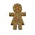 Pingente Menina Toda Cravejada Ouro - Ushine - Imagem 1