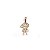 Pingente Menino Ouro 18k Rosto Vazado - Ushine - Imagem 1
