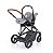 Kit Carrinho Como 4 com bebe conforto e moises cor Woven Grey - ABC Design - Imagem 4