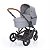 Kit Carrinho Como 4 com bebe conforto e moises cor Woven Grey - ABC Design - Imagem 3