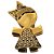 Pingente Menina Pandora Com Pedras - Ushine - Imagem 1