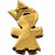 Pingente Menina Pandora Sem Pedras - Ushine - Imagem 1