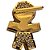 Pingente Menino Pandora Com Pedras - Ushine - Imagem 1
