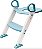 Assento Redutor com Escada Azul - Buba - Imagem 1