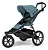 Carrinho De Bebê Urban Glide 3 Rodas Mid Blue Chassi Preto - Thule - Imagem 1