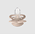 Kit 2 chupetas Supreme Ivory / Blush - Bibs - Imagem 2