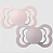 Kit 2 chupetas Supreme Blossom / Dusky Lilac - Bibs - Imagem 1