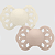 Kit 2 chupetas Infinity Ivory / Blush - Bibs - Imagem 1