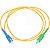 Cabo De Fibra Óptica Sc-Upc Para Sc-Apc Single Mode 3 Mm - 2 Metros - Imagem 1