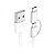 Cabo Usb Xiaomi Sjx01Zm 2 Em 1 - Branco 30 Cm - Imagem 2