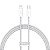 Cabo Usb-C A Lightning Baseus Cald000002 Dynamic 20 W - Branco 1 Metro - Imagem 1