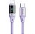 Cabo Usb-C Para Lightning Mcdodo Ca-1933 Com Display Digital 36W - Roxo 1.8 Metros - Imagem 1