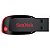 Pendrive Sandisk Z50 Cruzer Blade 128 Gb - Preto - Imagem 1