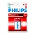 Bateria Philips Power Life Alcalina 9V - Imagem 1