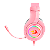 Headset Gamer Redragon Hylas H260P-Rgb  / Drivers 50Mm / P2 / Usb / Adaptador 3.5Mm - Rosa - Imagem 2