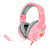 Headset Gamer Redragon Hylas H260P-Rgb  / Drivers 50Mm / P2 / Usb / Adaptador 3.5Mm - Rosa - Imagem 1