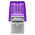 Pendrive Kingston Data Traveler Microduo 3C 64Gb / Usb-A 3.2 / Tipo-C - Roxo - Imagem 1