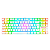 Teclado Gamer Redragon Kumara K552W-Rgb Rgb - Branco - Imagem 1