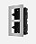 Hikvision Interfone Caixa De Montagem Dupla Ds-Kd-Acf2/S - Imagem 1