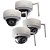 Q-See 4 Cameras Sv-Cam Qcw3Mp1D-4 3.6Mm Dome 3Mp 1080P Wifi - Imagem 1