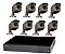 Q-See Kit Seg. Dvr 8 Ch+8 Cam Qd6508B-N Bullet Ccd 35Ir - Imagem 1
