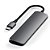 Adaptador USB-C Satechi ST-SCMA2M Slim Multiport V2 - Space Gray - Imagem 2